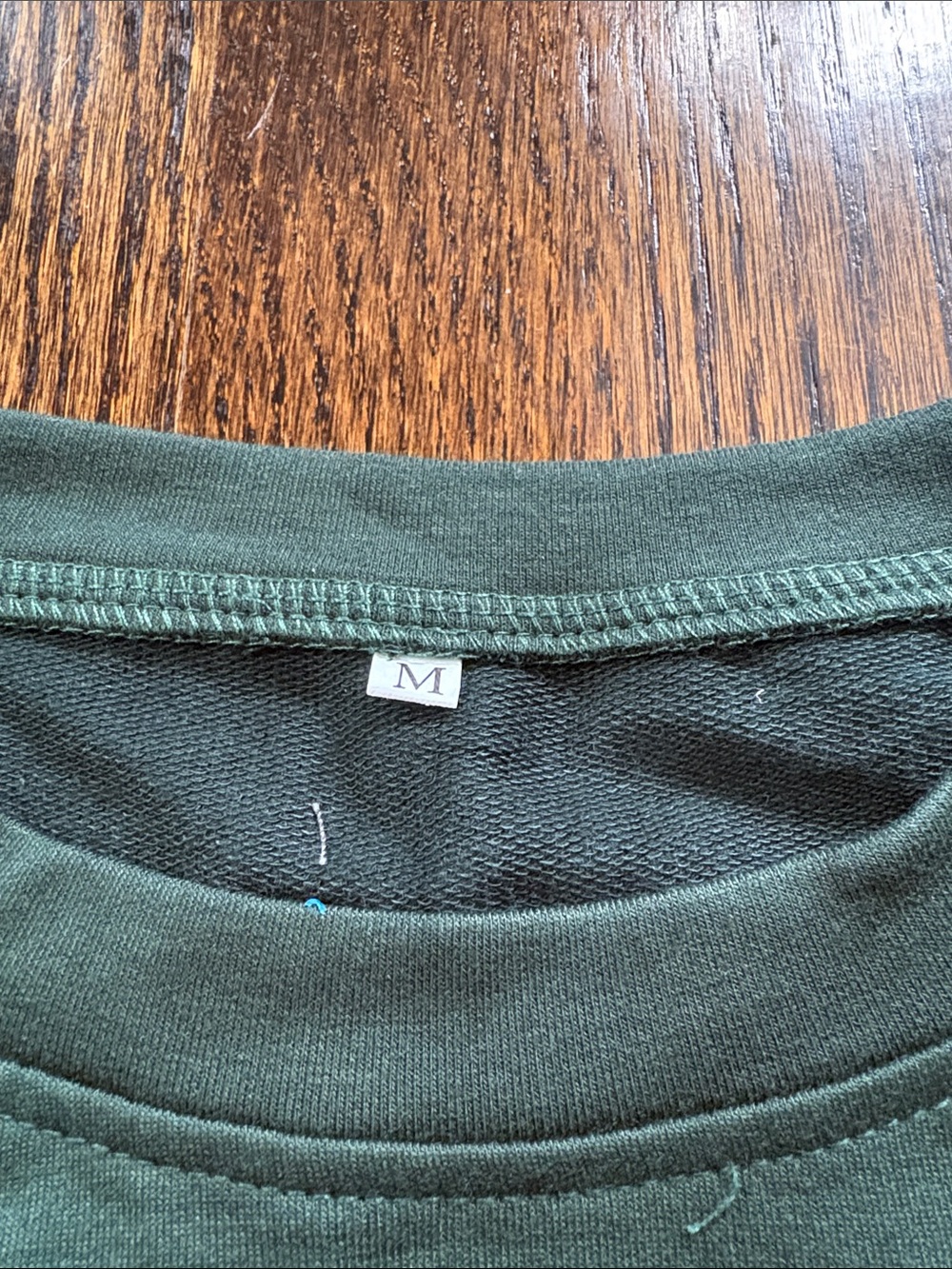 Dark Green Sweatshirt with White Mickey Silhouette - Picture 3 of 5